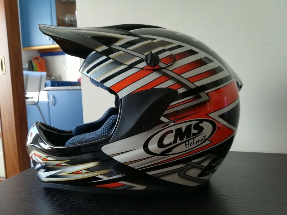 Capacete motocross CMS Tamanho M/S