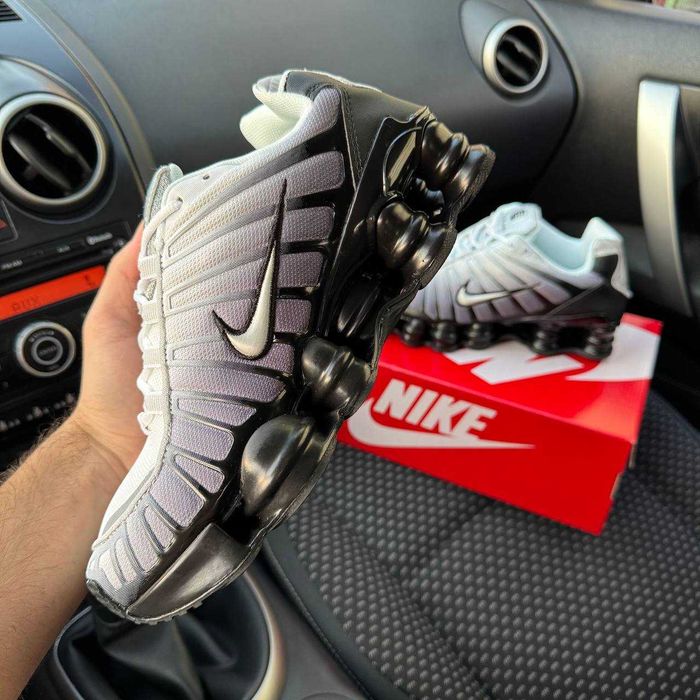 !SALE! Nike Shox TL White Black Grey 40 41 42 43 44 45 найк шокс тл