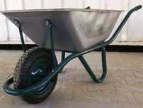 Carro / Carrinho de Mão 90 Litros Pneumático Galvanizado - Novo