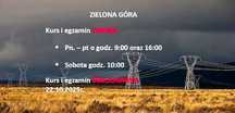 ZIELONA GÓRA uprawnienia energetyczne G1/2/3 kursy i egzaminy 22.10.25