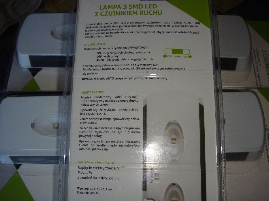 Komplet Lampy - Ledy Na Pasku Solarne i Na Senssor