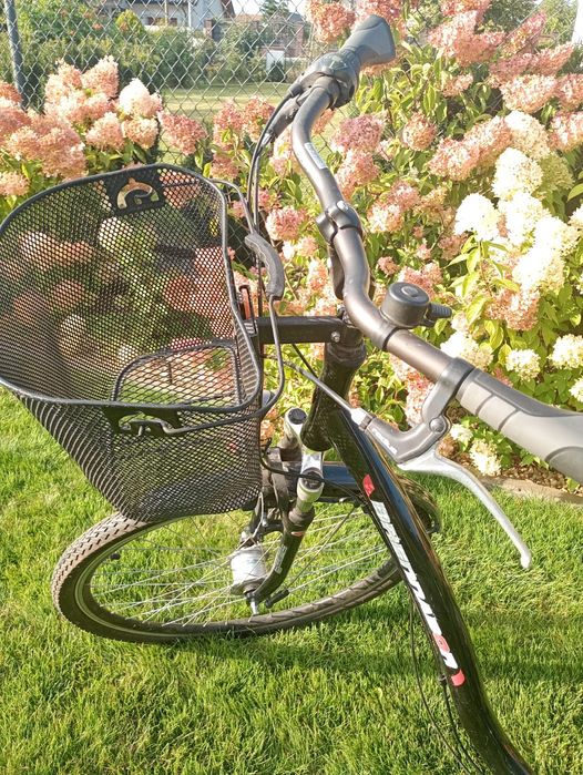 Rower damski miejski  z koszykiem 28"