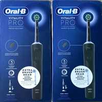 Зубна електрощітка Oral-b+2насадки+зарядний пристрій.