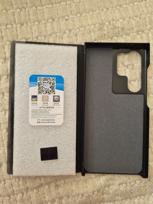 Пролам чехол-книжку на samsung s24 ultra.