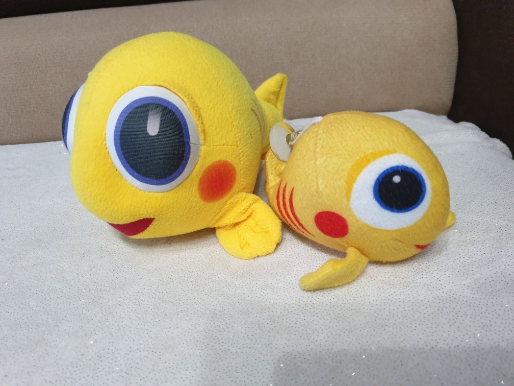Dwie maskotki rybki mini mini