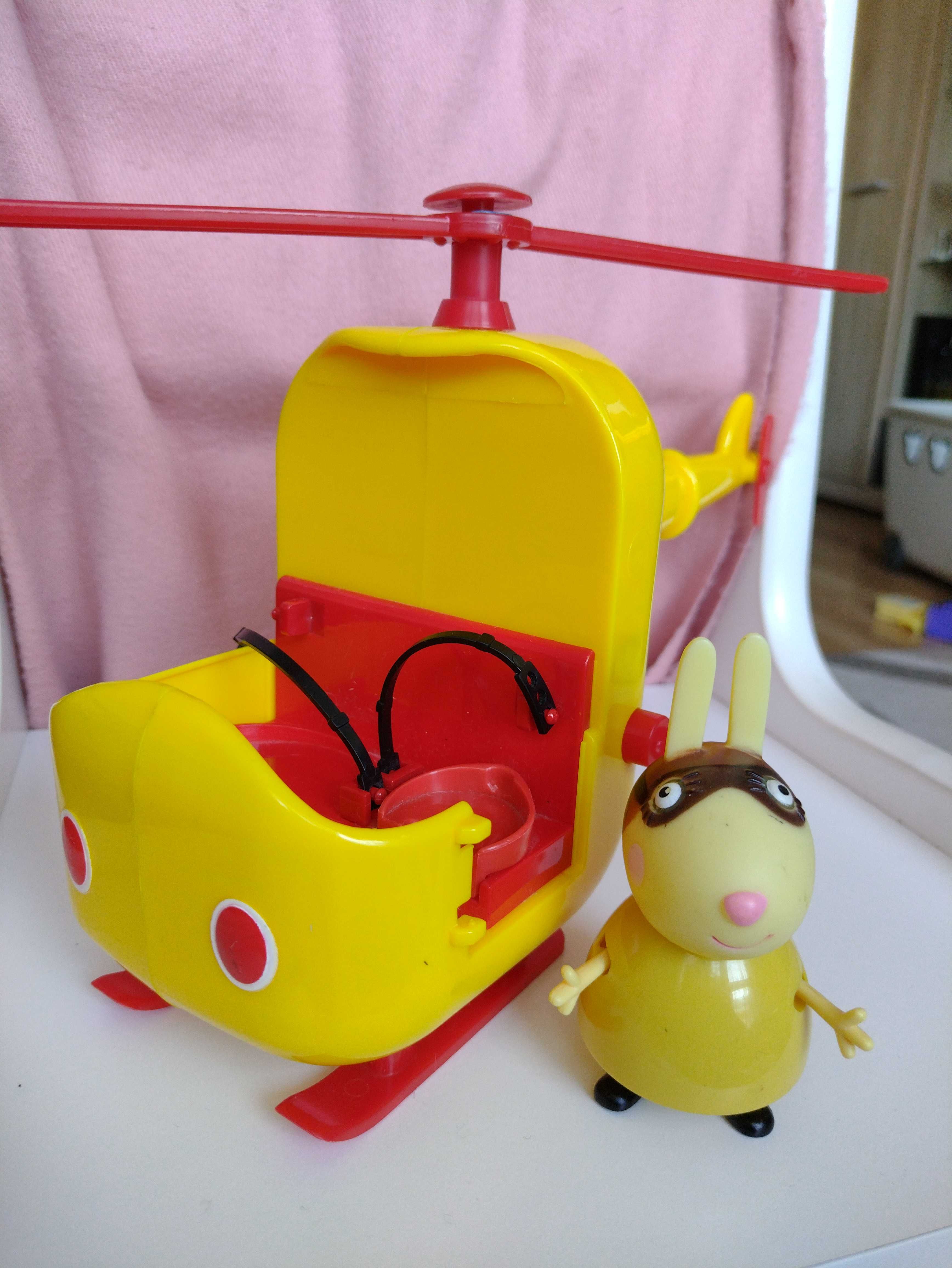 Świnka Peppa: helikopter Pani Królik + figurka Pani Królik, oryginalne