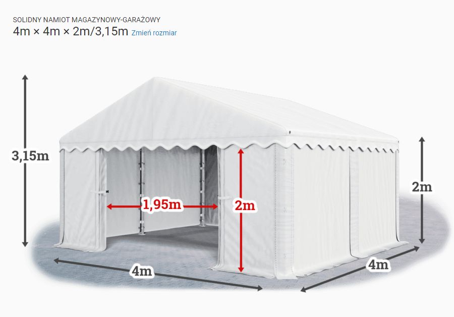 -40% Hala namiotowa handlowa namiot magazynowy garaż wiata Duży Wybór
