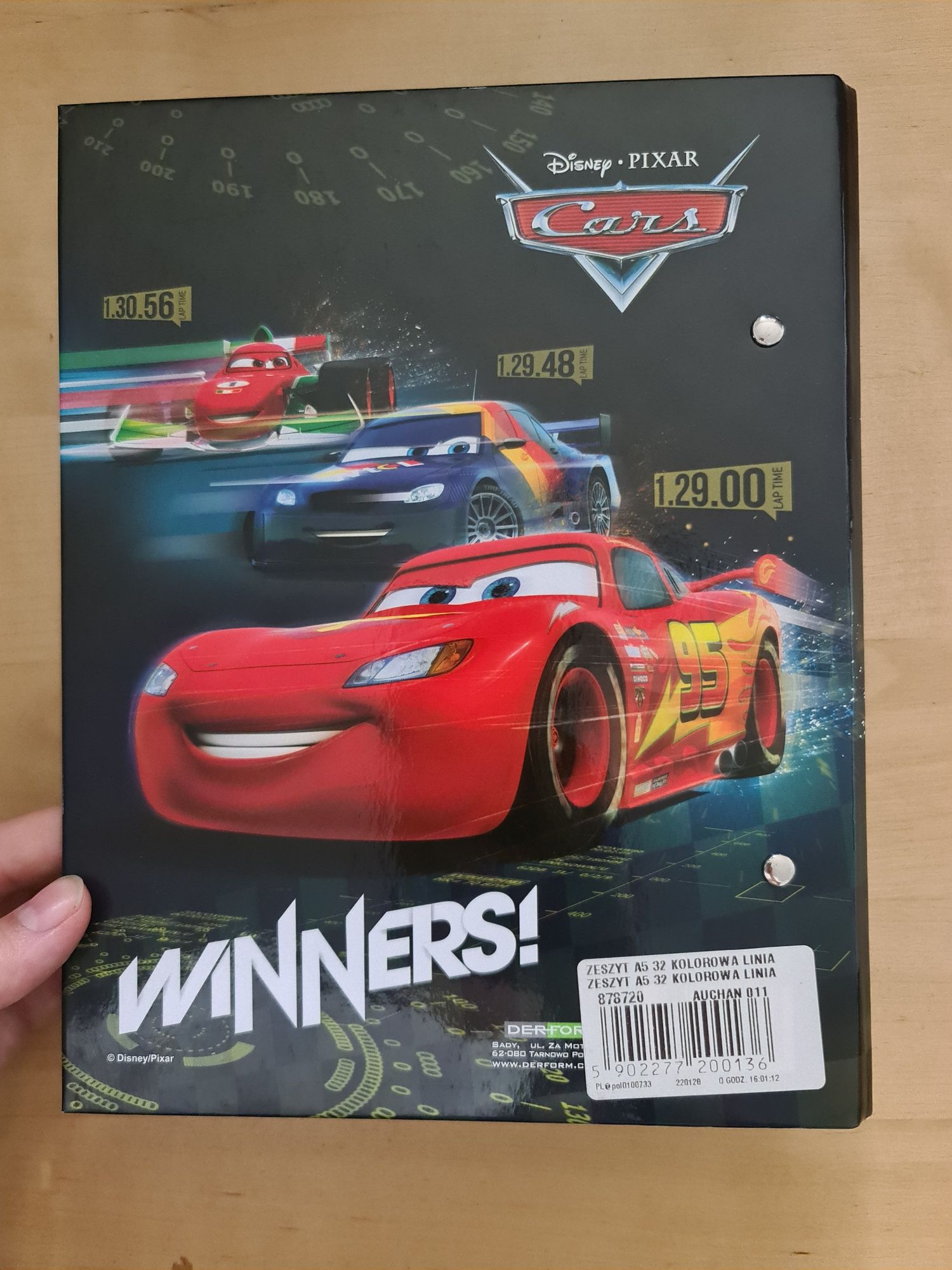 Segregator na karteczki kolekcjonerskie, Disney , Cars rozmiar A5