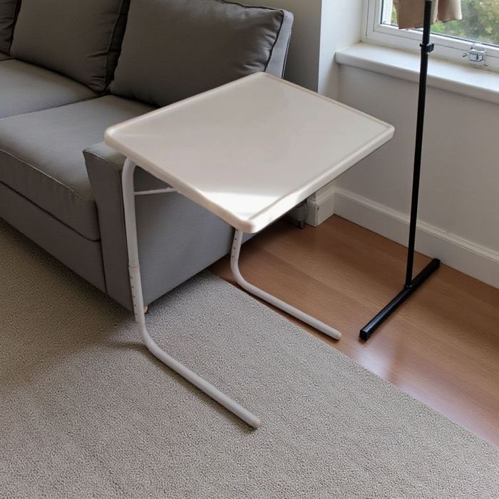 Nowy biały stolik wielofunkcyjny organizer