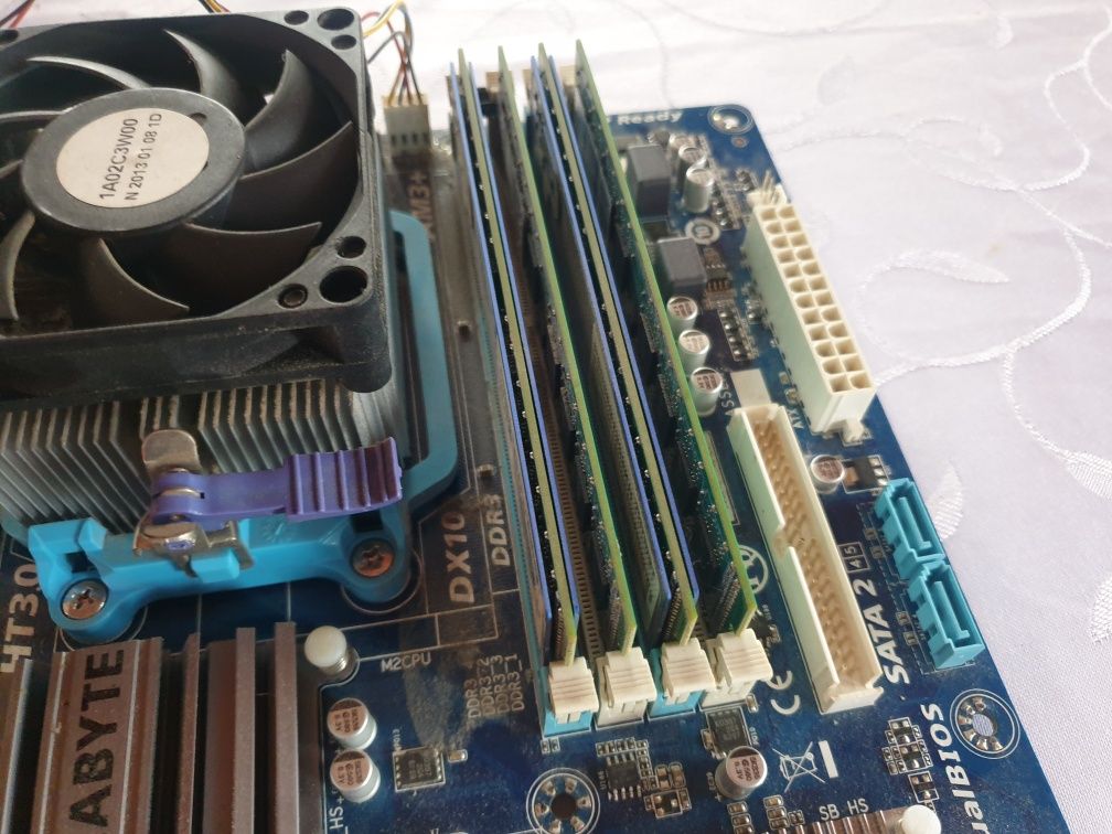 Płyta główna Gigabyte + AMD FX 6300 + 16gb ram DDR3 100% sprawne !!!