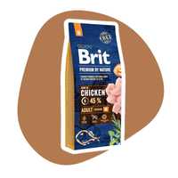 Brit Premium By Nature Adult Medium M 15kg dla dorosłych średnich ras