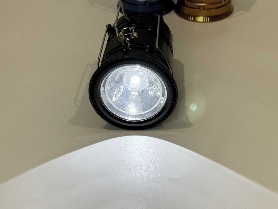 Лампа аккумуляторная из солнечной панелью SH 5800T+ функция повербанк