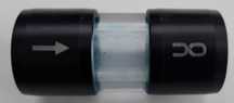 Alphacool Icicles Acrylic/Acetal Inline filter G1/4 inner thread.