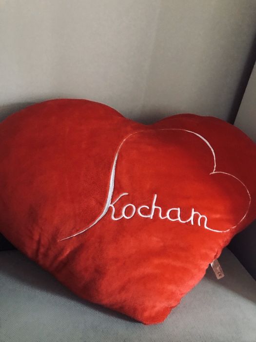 Duże serce kocham walentynki prezent dla niej