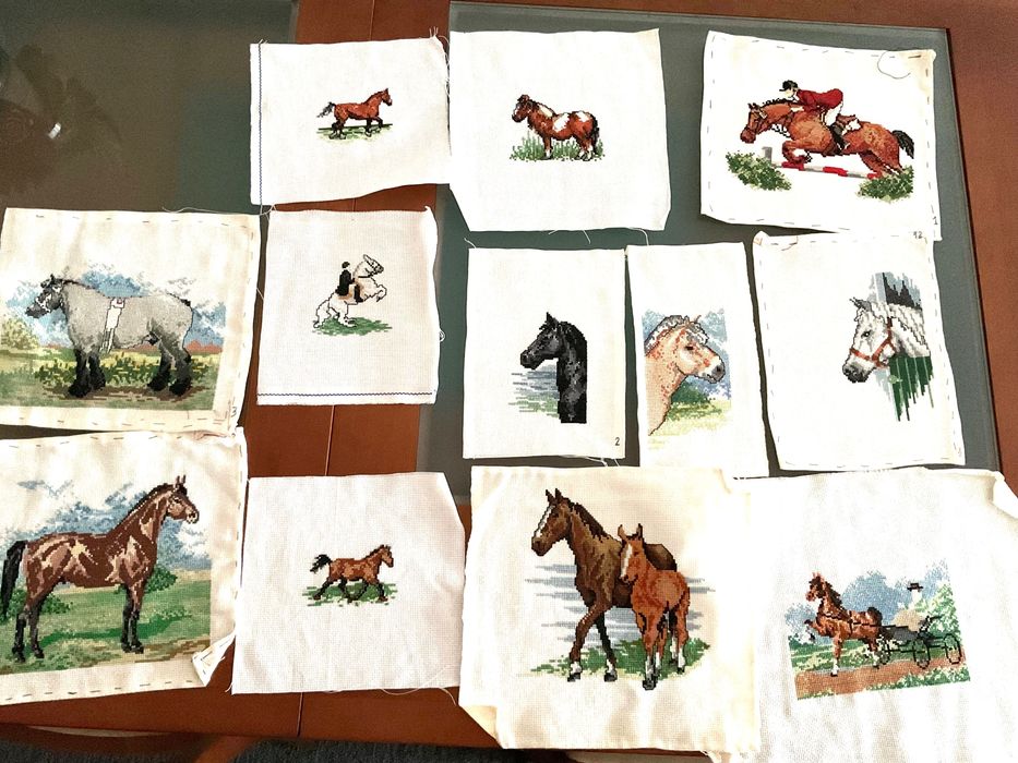 Quadros em ponto cruz