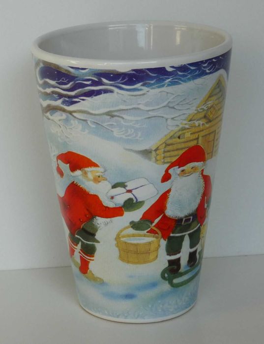 Wazon świąteczny ceramiczny