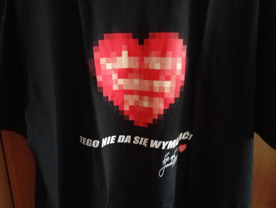 Koszulka męska 3XL WOŚP serce