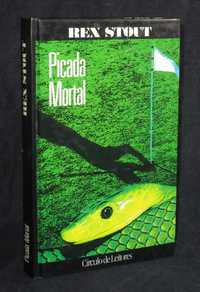 Livro Picada Mortal Rex Stout Círculo de Leitores