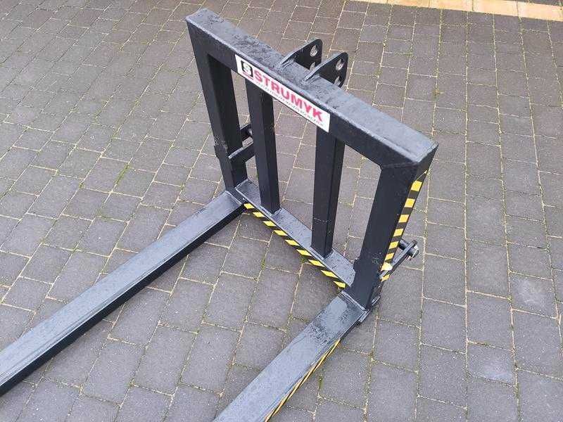 Widły do palet PALECIAK na tył TUZ na podnośnik 1200kg na tył ciągnika