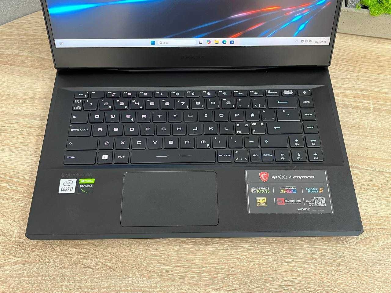 Ігровий ноутбук MSI LeopardGP66 FHDIPS/i7-10750H/RTX3070/16DDR4/SSD512