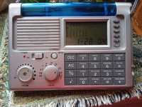 Radio kalkulator kalendarz alarm zegar czasy świata w jednym