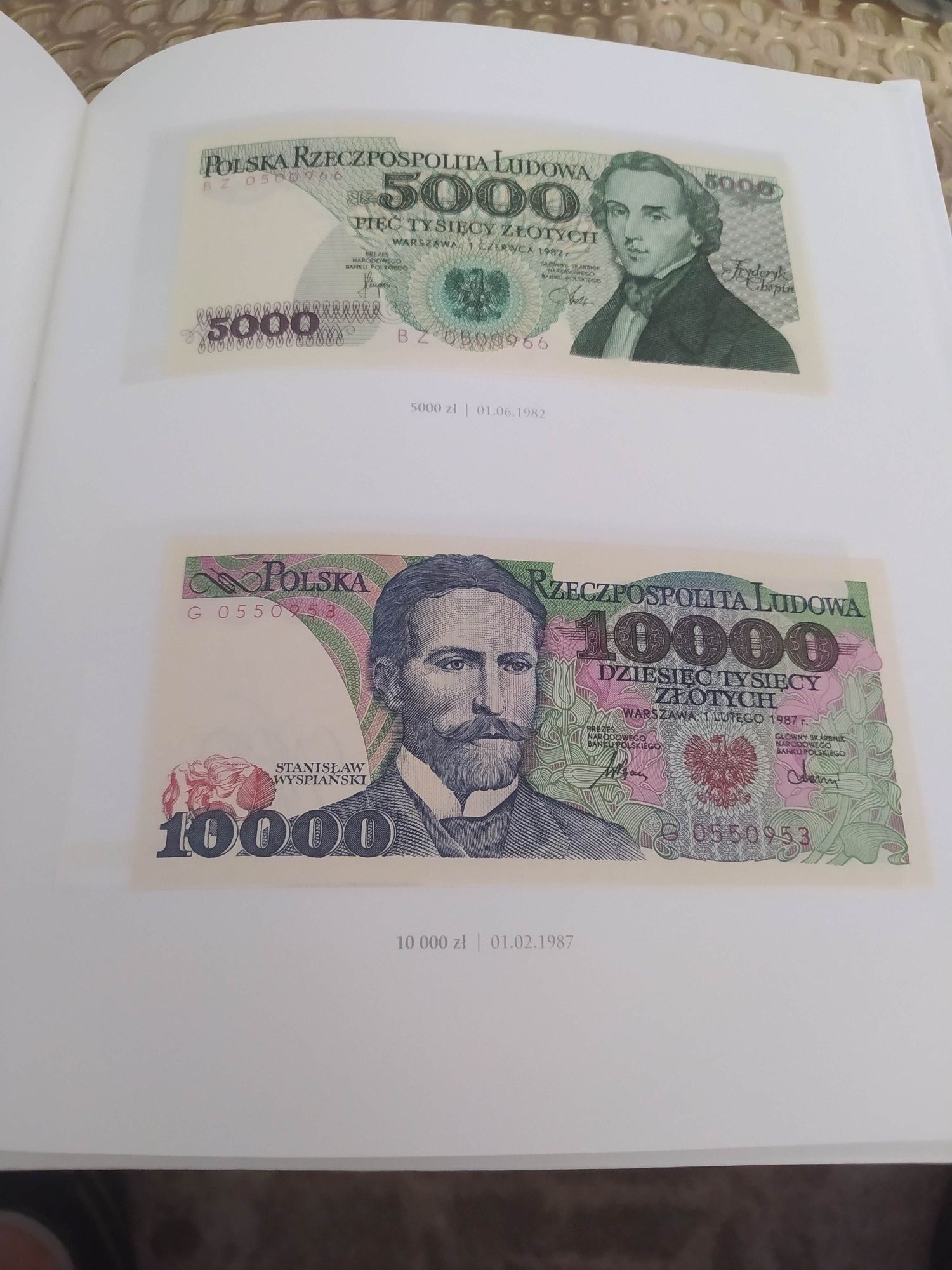 Banknot 5000 złotych UNC opis