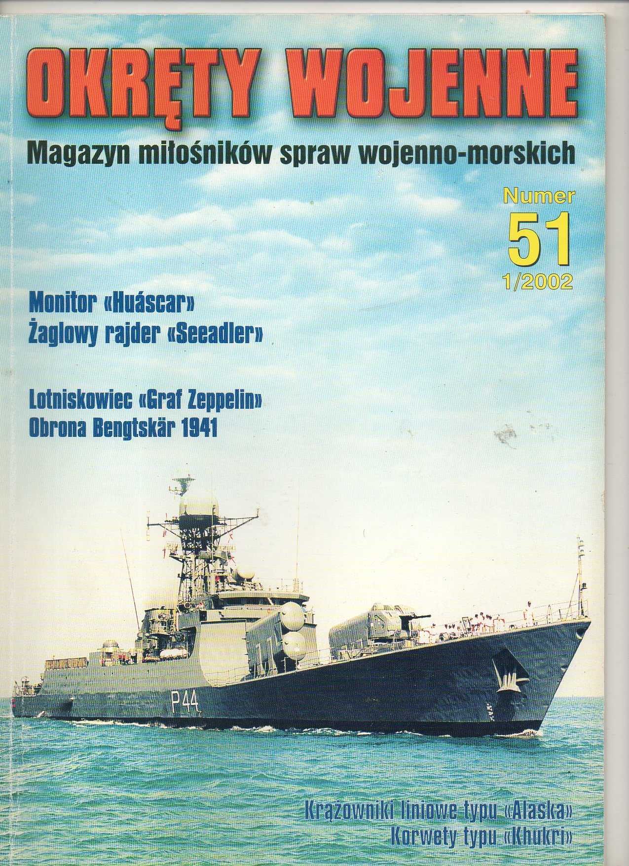Lotniskowiec Graf Zeppelin Okręty Wojenne nr.51 1/2002