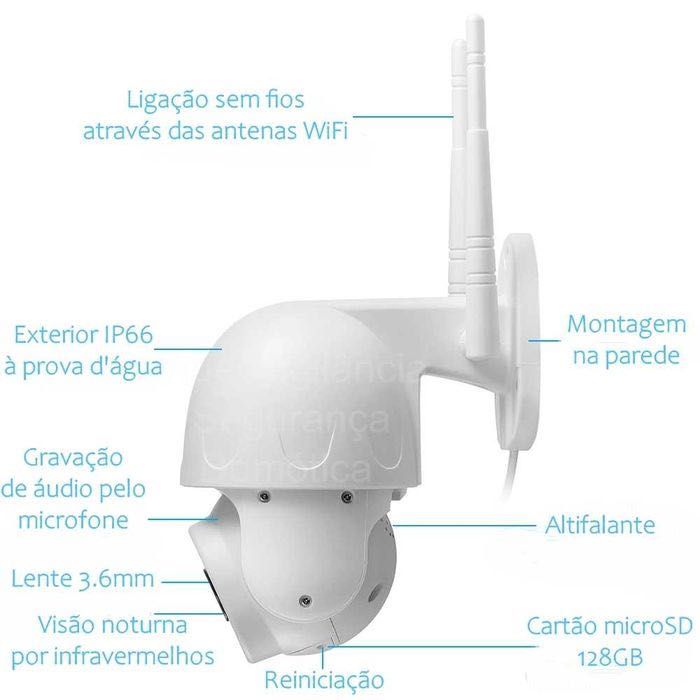 Câmara * WiFi * FullHD * Tuya * Deteção de movimento