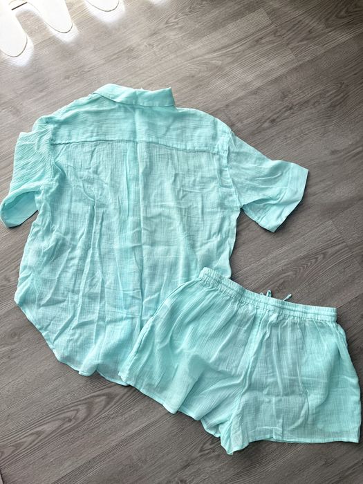 Conjunto linho (calçao e camisa) - novo