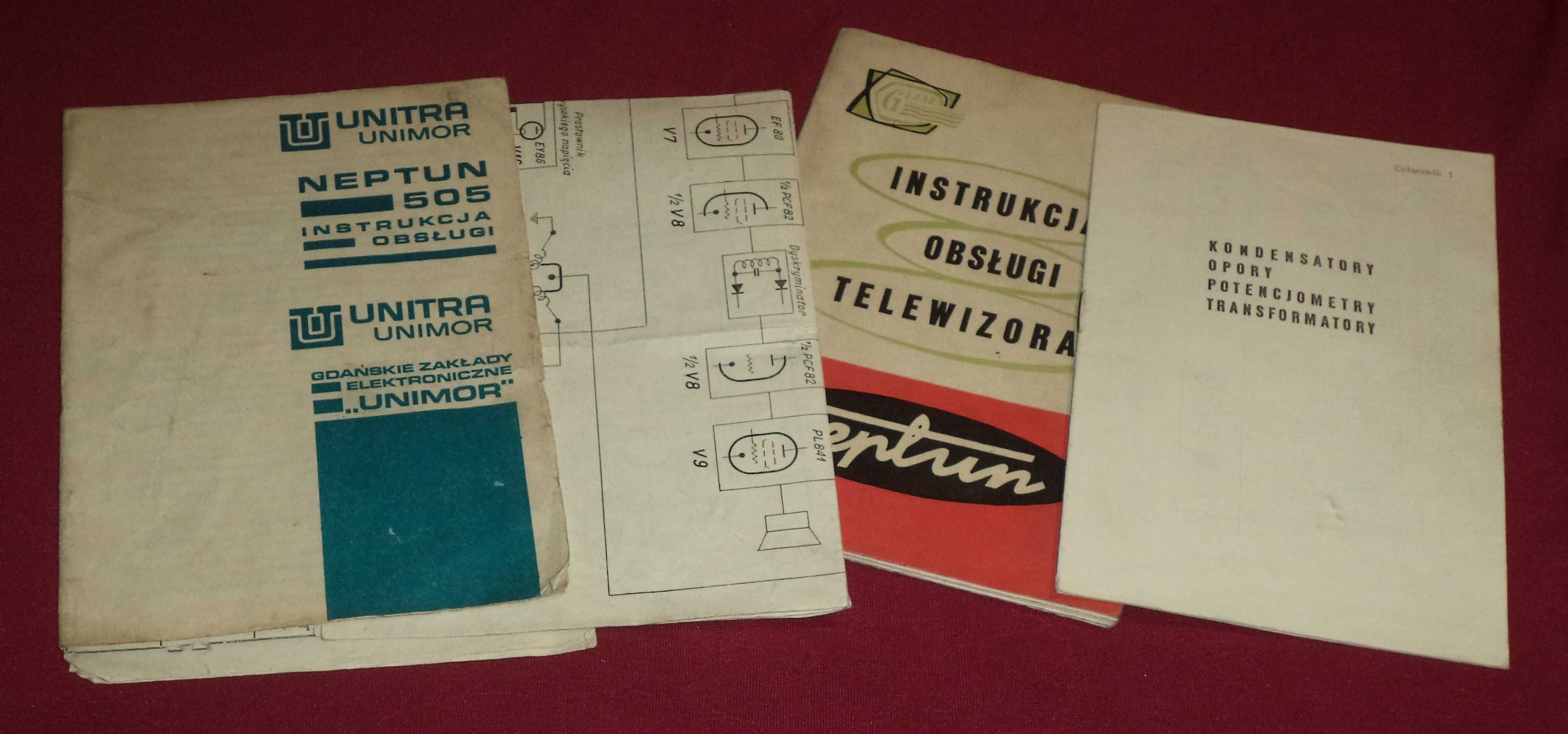 Telewizor instrukcja obsługi schemat Ametyst , Beryl Neptun