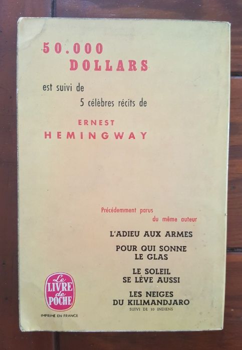 Ernest Hemingway - 50.000 Dollars