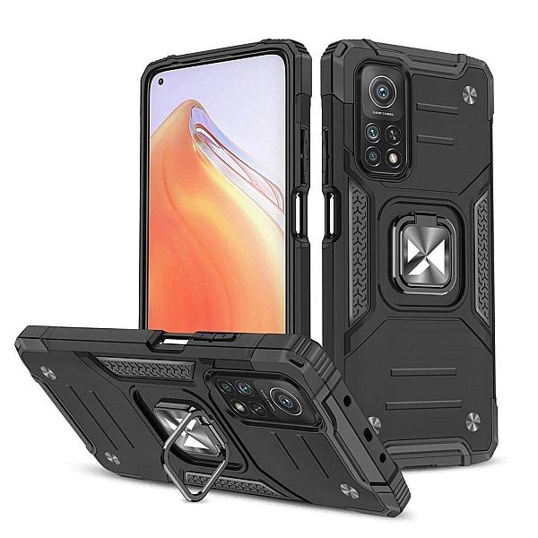 Wozinsky Ring Armor pancerne hybrydowe etui pokrowiec + magnetyczny uc
