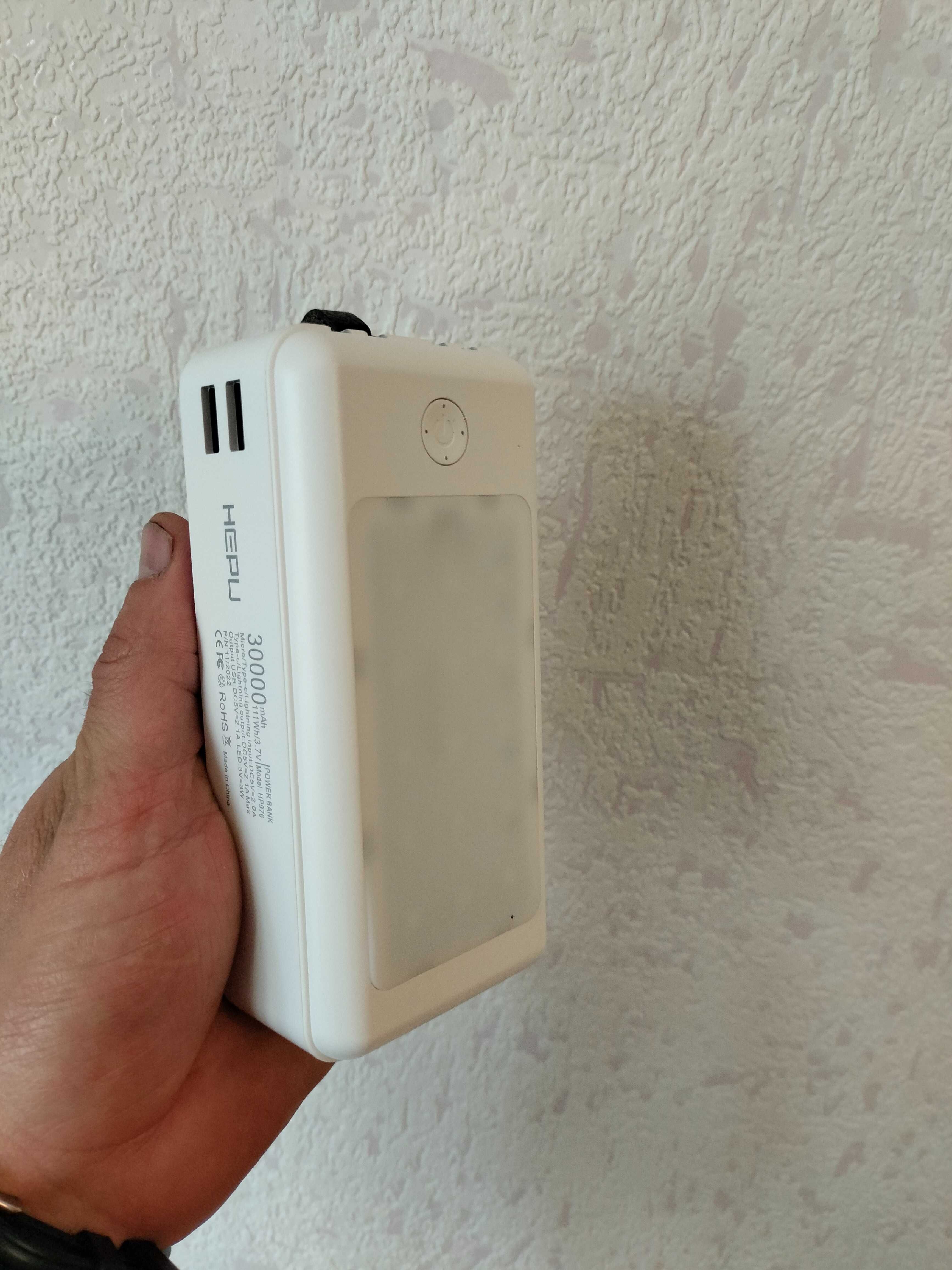 Power Bank HEPU HP 976, Пауэрбанк на 30000mah