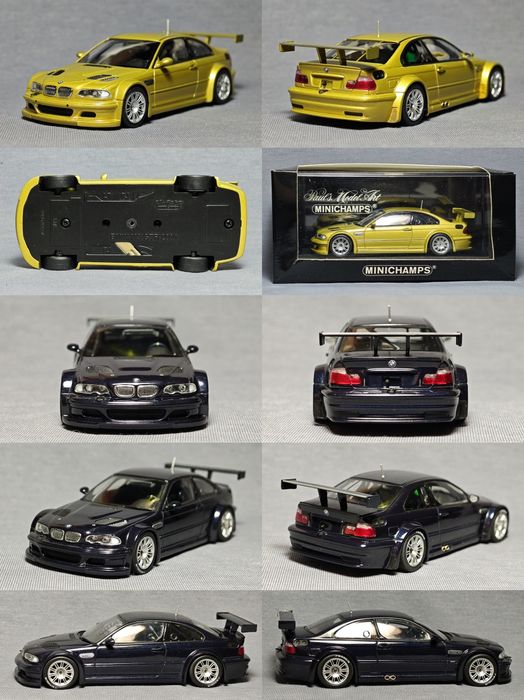 Модели 1/43 BMW Е24, Е63, M3 GTR E46, Х5, DTM E92, 2002, E12 (Minicham