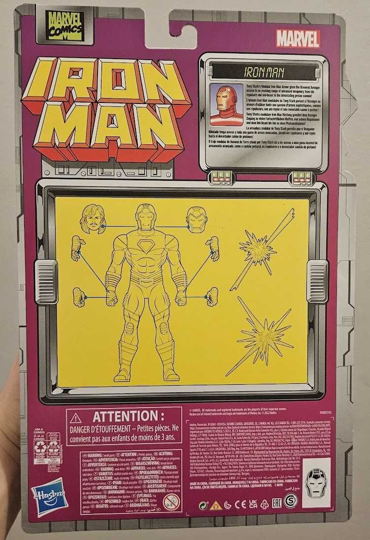 Modular Iron Man figurka Marvel Legends Retro hasbro avengers capcom