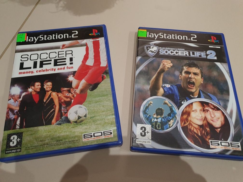 Gra gry ps2 playstation 2 Soccer Life 1 + 2 2gry od kolekcjonera