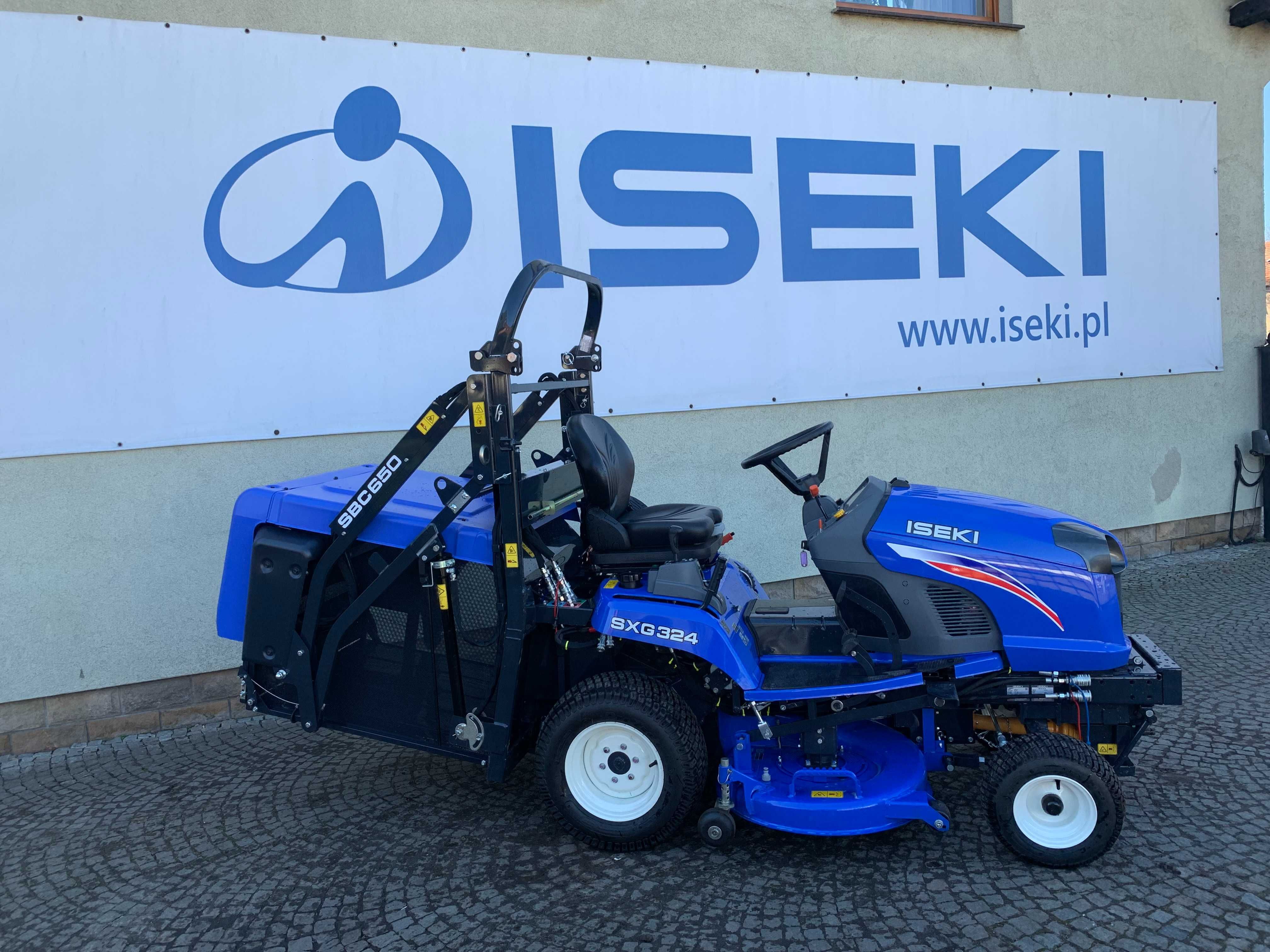 ISEKI SXG 324 wysoki wysyp, kosiarka komunalna, nowa cena brutto