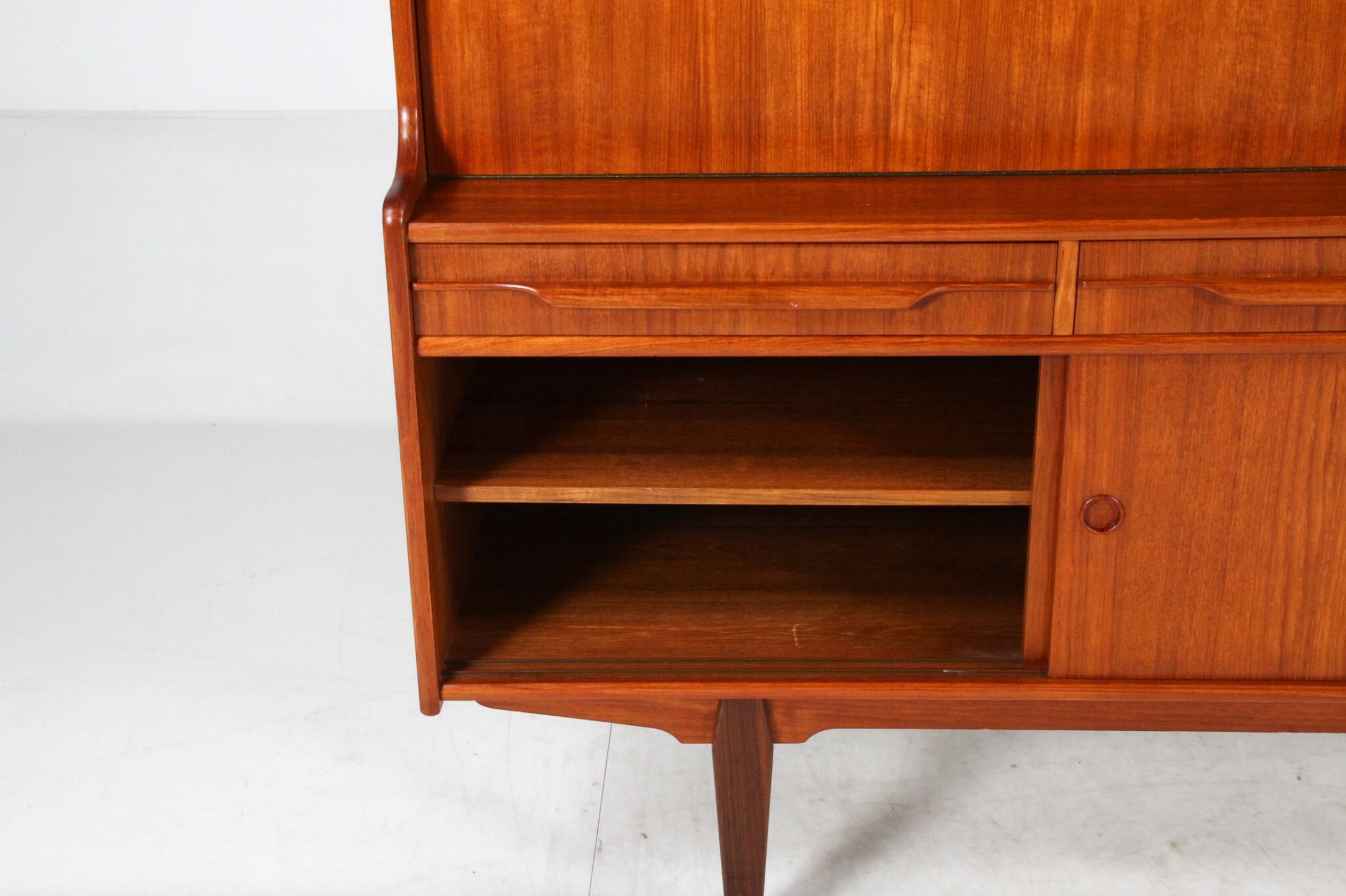 Kredens sideboard highboard tekowy - Dania 1960s vintage przepiękny