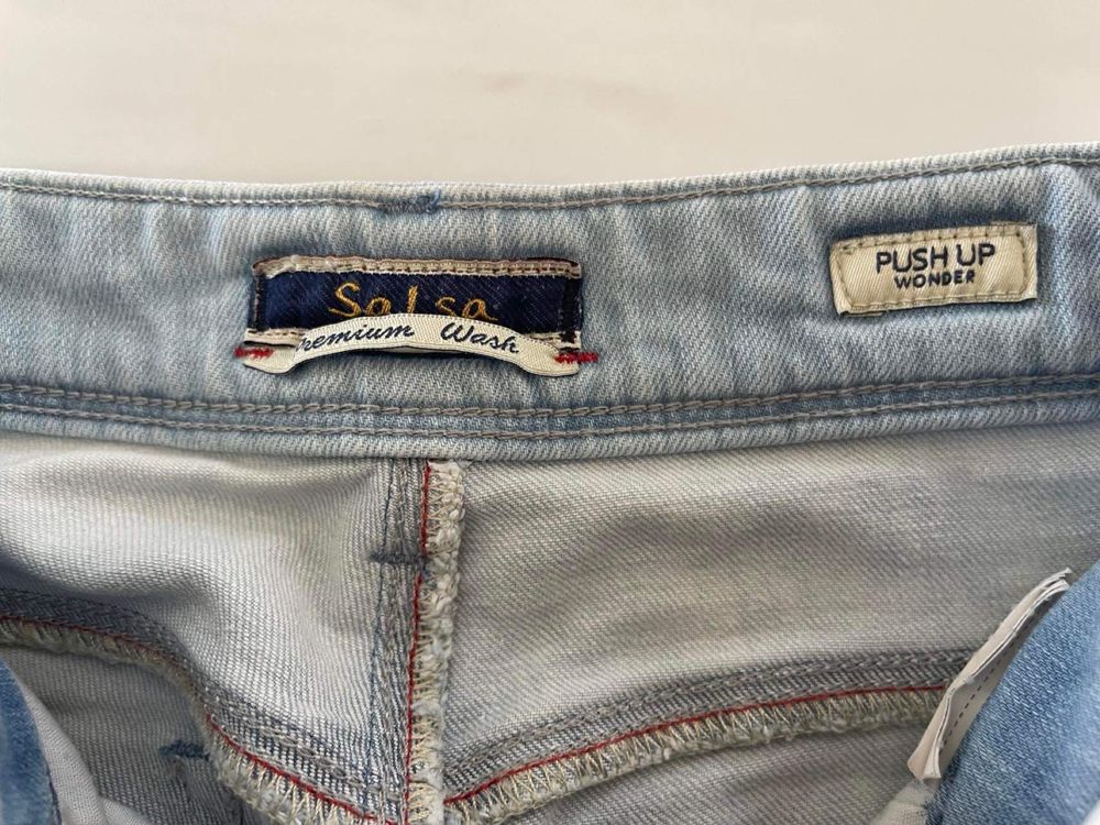 Calça de Ganga Tamanho 35 Salsa Premium Wash.