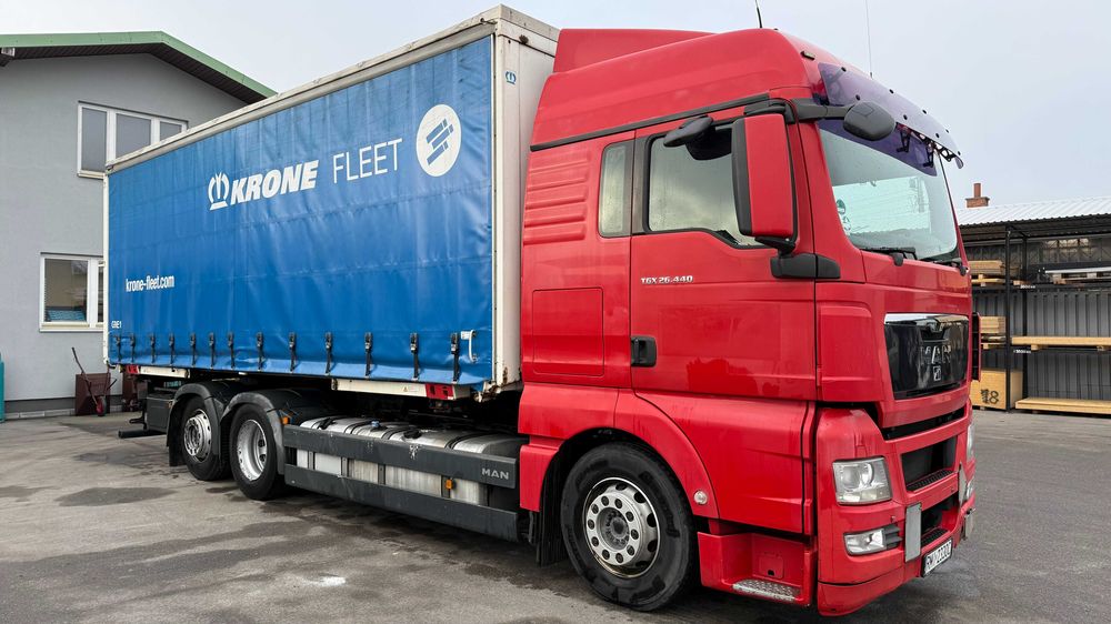MAN TGX 26.440 BDF z kontenerem firanka Euro 5