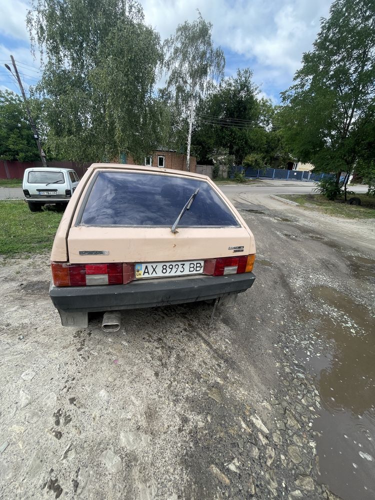 Ваз 2109 на полном ходу