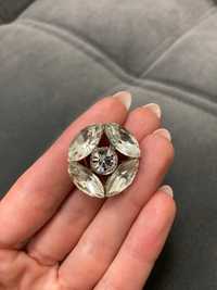 Nowe bajkowe kryształowe guziki Swarovski vintage unikat