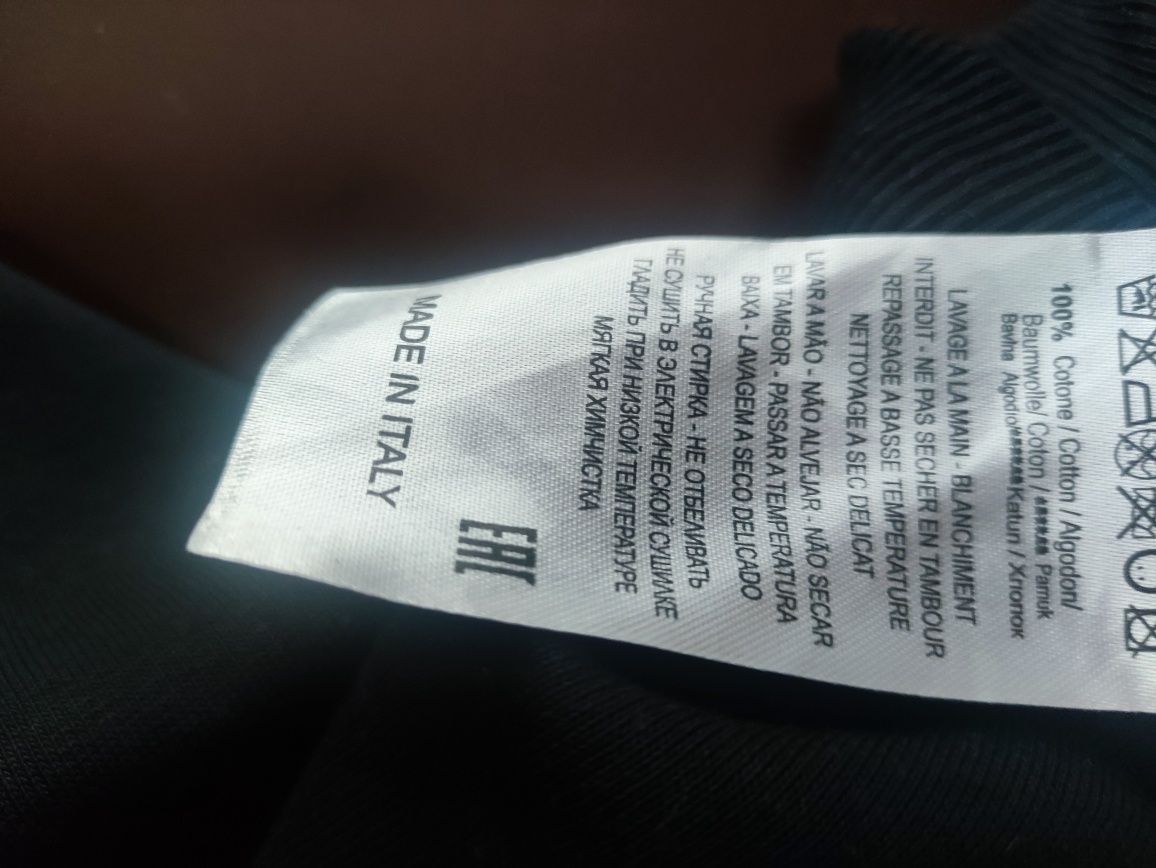 Gruby włoski  dres z bawełny r.M