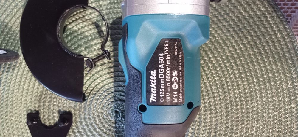 Szlifierka kątowa Makita 125 na baterie DGA504 18V
