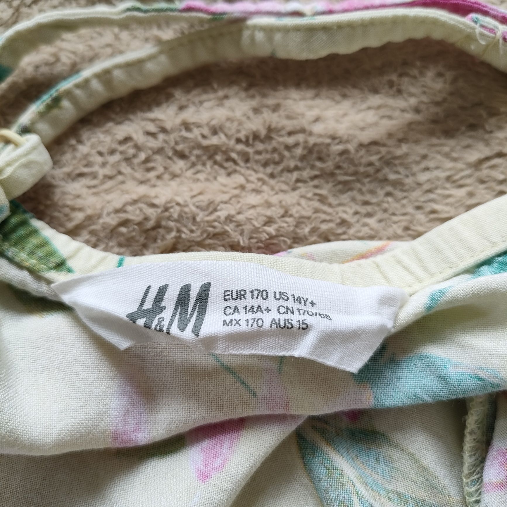Dziewczęcy kombinezon H&M na lato rozmiar 170