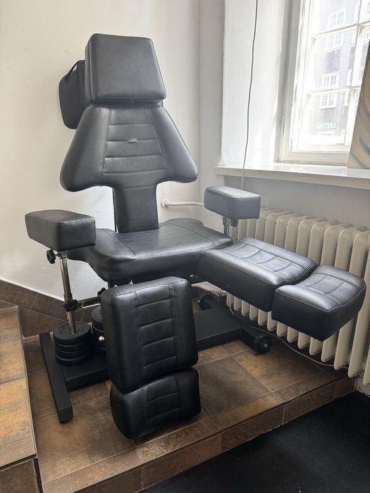 Fotel hydrauliczny kosmetyczny do tatuażu