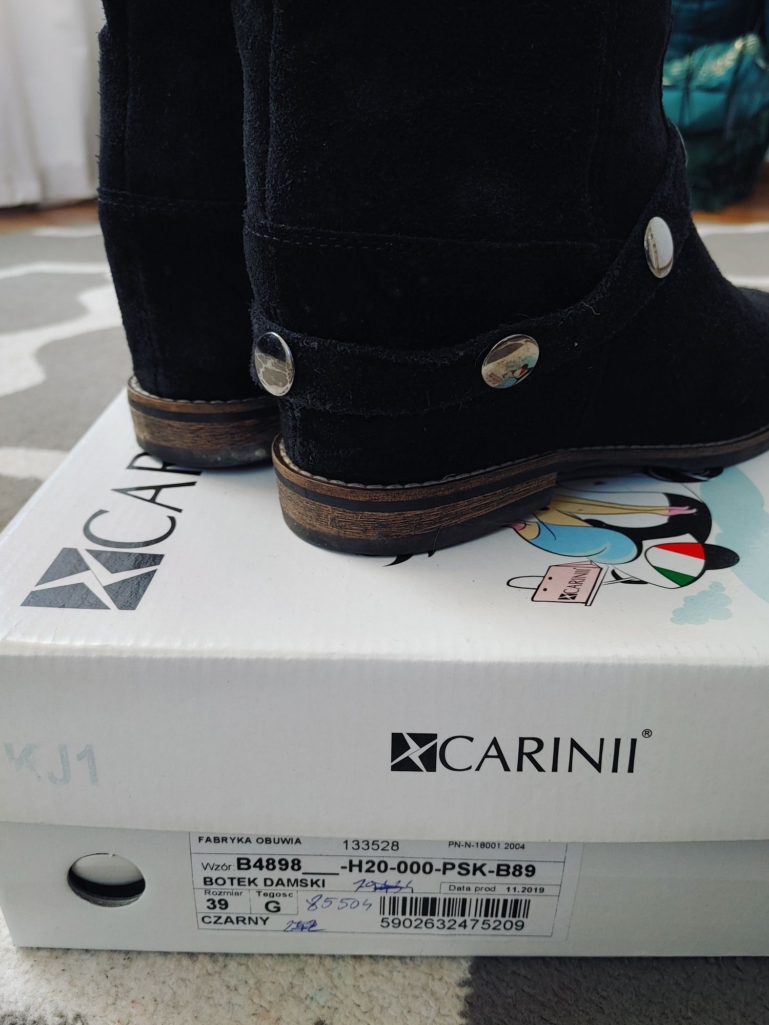 Botki Carinii roz 39