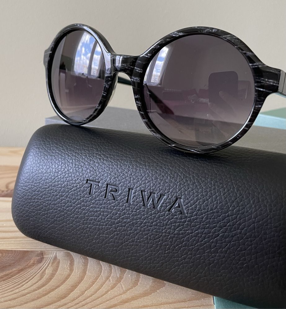 Triwa Debbie New okulary przeciwsłoneczne SHAC210 Black Oyster NOWE