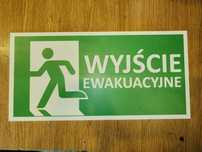 Tabliczka wyjście ewakuacyjne
