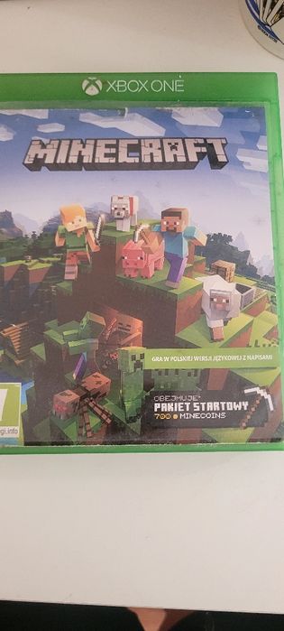 2 płyty minecraft i battlefield